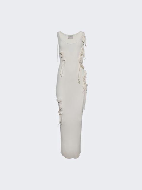 COPERNI Knitted Ribbon Long Tank Dress White