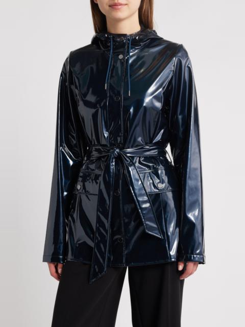 RAINS Rains Curve Waterproof Rain Jacket in Spill at Nordstrom