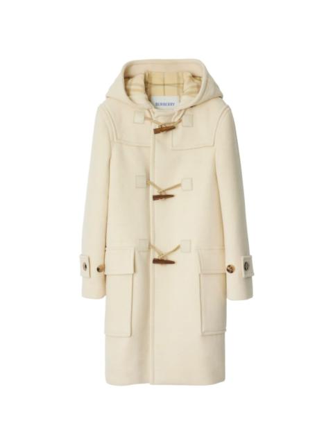 hooded duffle coat