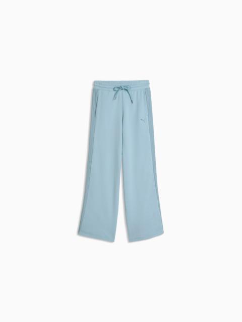 PUMA HER Women's High Waist, Wide Leg Pants