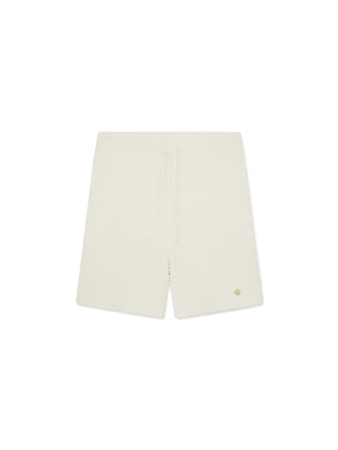 CASABLANCA Textured Knitted Shorts | Casablanca Paris