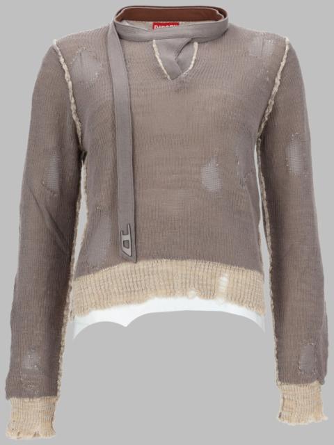 Diesel Diesel Women Maglia Sfrangiata "M-Dracarina"