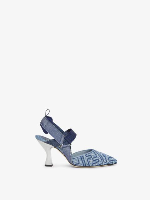 FENDI Fendi Colibri Denim Pumps
