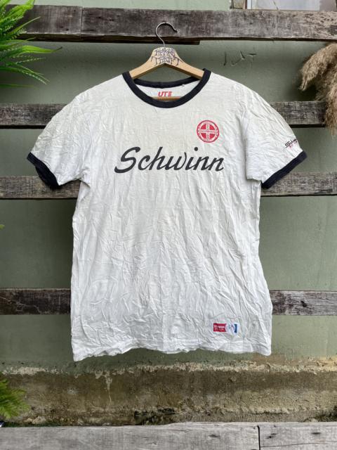 Other Designers Uniqlo - Schwinn Bicycle Uniqlo Ringer Spell Out Tee