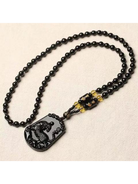 Jewelry - Constellation Tiger Pendant Bead Necklace