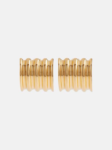 KHAITE Julius Small gold-plated earrings