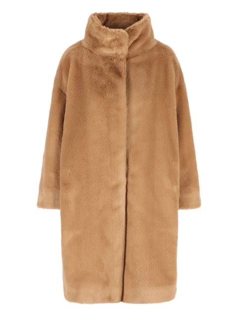 Herno Herno Women High-Neck Faux-Fur Coat