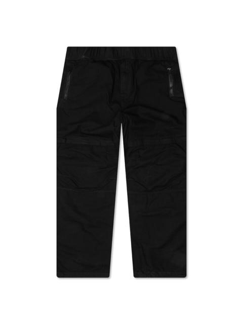 Givenchy ELASTICATED WAIT ZIP OFF DENIM PANTS - BLACK