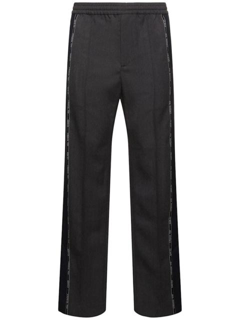 Drawstring wool pants