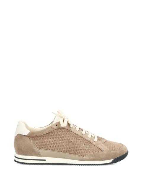 Brunello Cucinelli Brunello Cucinelli Men Suede Sneakers With Leather Inserts