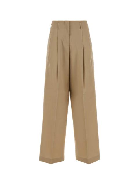 Golden Goose Golden Goose Deluxe Brand Women Beige Wool Wide-Leg Flavia Pant