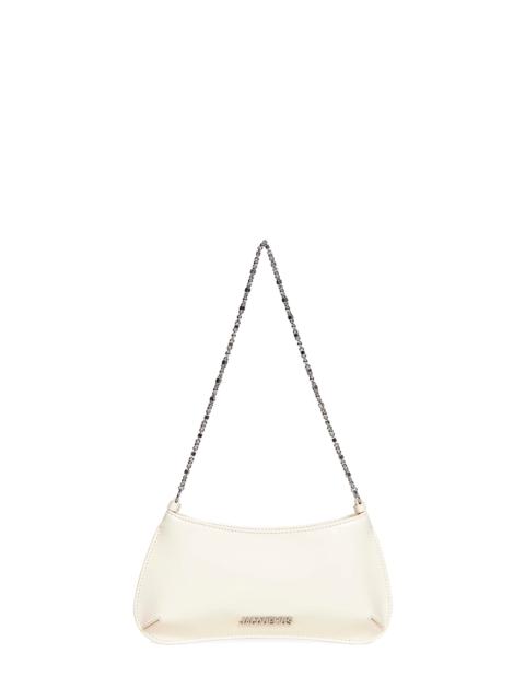JACQUEMUS Jacquemus Women Light Ivory The Small Bisou Chaine Shoulder Bag