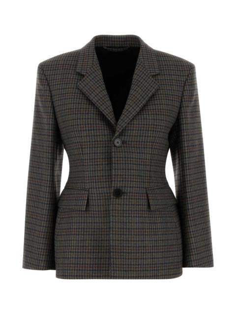 BALENCIAGA Balenciaga Women Embroidered Wool Blazer