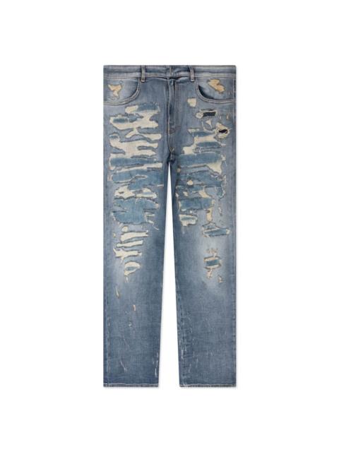 Givenchy STRAIGHT FIT 5 POCKET TROUSERS - LIGHT BLUE