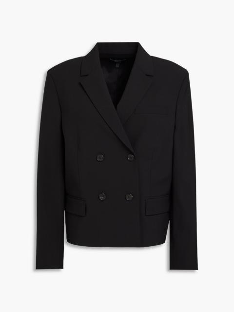 Theory Double-breasted wool-blend blazer