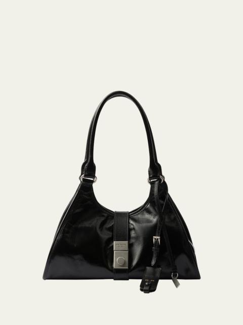 Prada Soft Leather Shoulder Bag