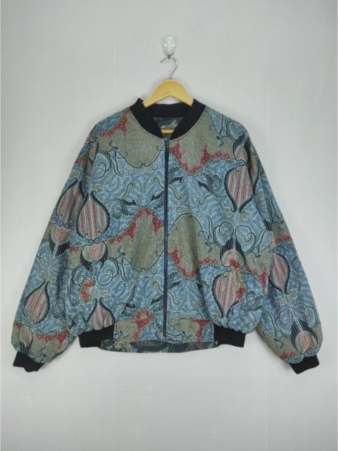 Other Designers Vintage - Vintage Reversible Bomber Jacket Style Batik