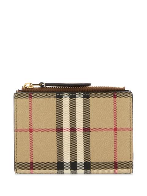 Burberry Printed canvas wallet