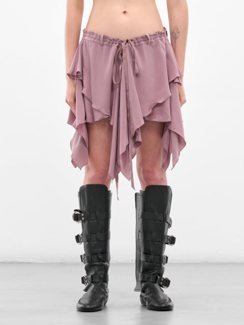 Ann Demeulemeester Rose Prisca Multi-Layer Skirt