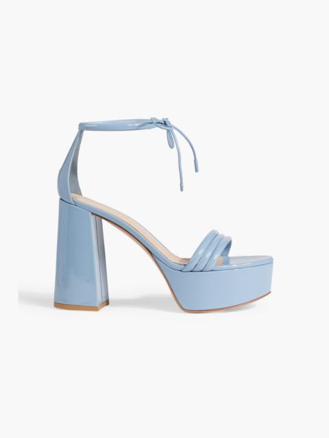Gianvito Rossi Patent-leather platform sandals