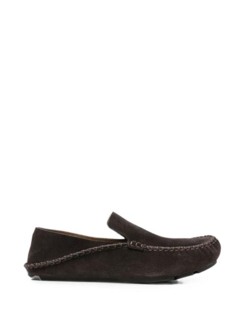 Loewe Loewe Men Rambla Leather Loafers