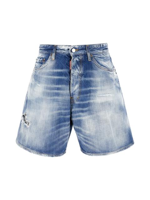 Denim Boxer Bermuda Shorts