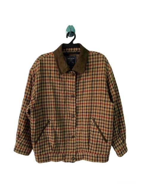 Burberry Vtg Burberrys Checkered Like Wool Jacket