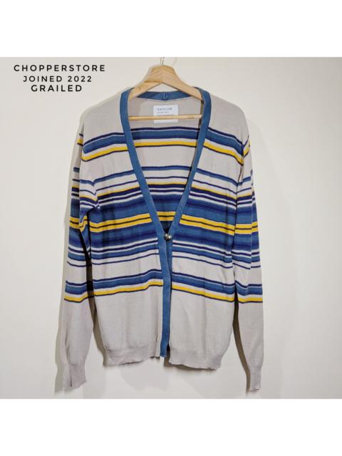 Other Designers Japanese Brand - Vintage Rare BabyFlow Stripe Cardigan Knitwear Sweater