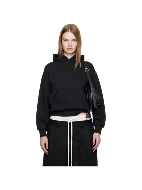 ESSENTIALS Black Classic Fit Hoodie