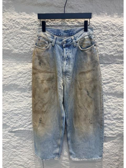 BALENCIAGA Acne 2023 dirty blue denim baggy jeans