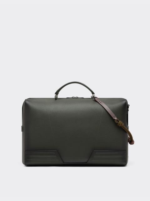 Ferrari Reconditioned by Ferrari GT soft duffle bag in gradient-effect leather with scoubidou detail