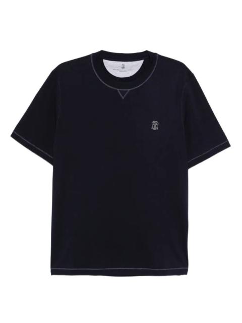 Brunello Cucinelli Crew-Neck T-Shirt With Logo