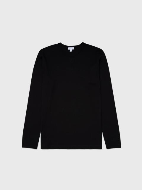 Sunspel Long Sleeve Waffle T‑shirt