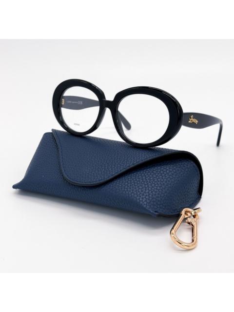 Loewe NEW LW50089I 001, LOEWE WOMEN OVAL EYEGLASSES LOEWE BLACK EY