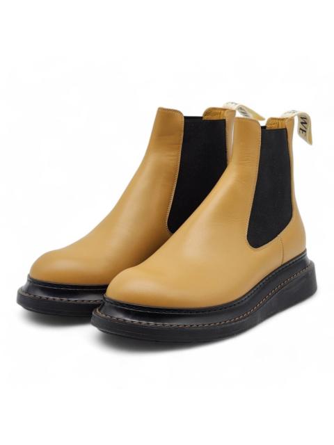 Loewe Flatform Chelsea Boots - Leather - Brown $1350