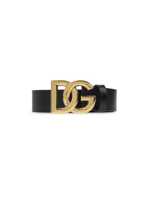Dolce & Gabbana DOLCE & GABBANA Black Monogram Belt New & Authentic (Men's s