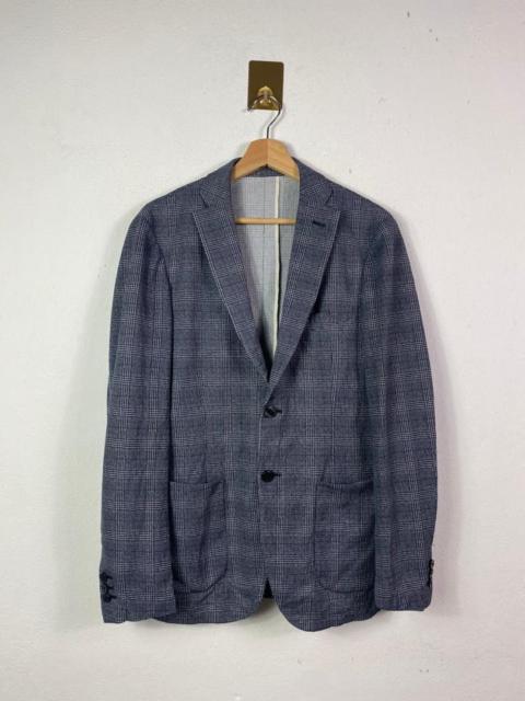 Other Designers Designer - Tete Homme Plaid Casual Blazer Jacket