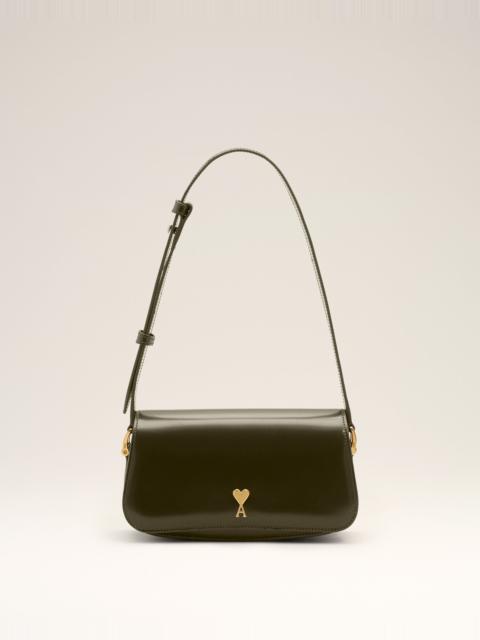 AMI Paris GREEN COW LEATHER SHOULDER PARIS PARIS BAG