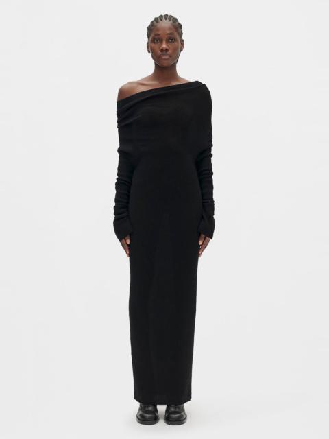 Ann Demeulemeester Barbro Dropped Shoulder Midi Knitted Dress