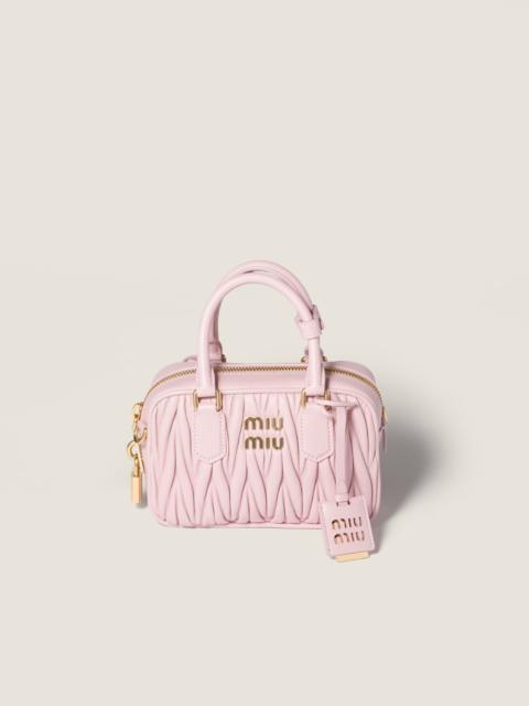 Miu Miu Arcadie Matelassé nappa leather bag