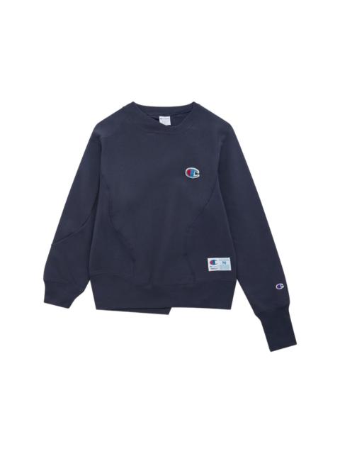 UNDERCOVER X CHAMPION PATCHWORK CREW-NECK SWEATSHIRT