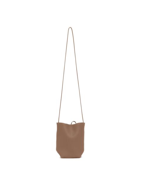 The Row Brown Leather Shoulder Bag