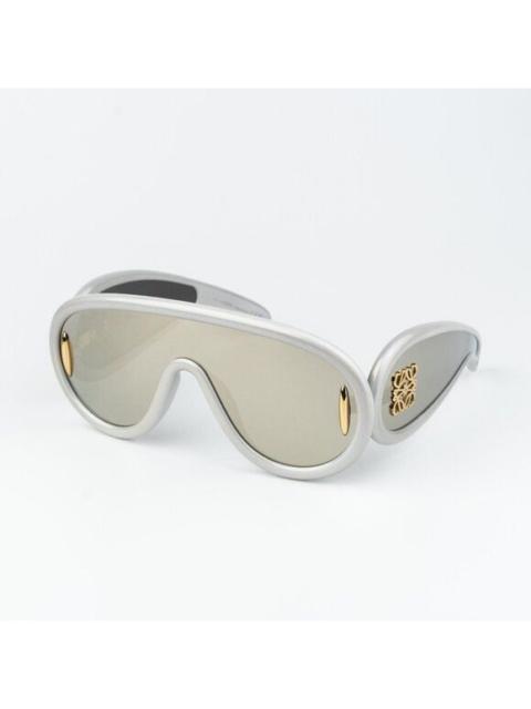 Loewe Loewe X PAULA'S IBIZA Women Sunglasses Black Grey Shield LW40128I 24C NEW AUTHEN