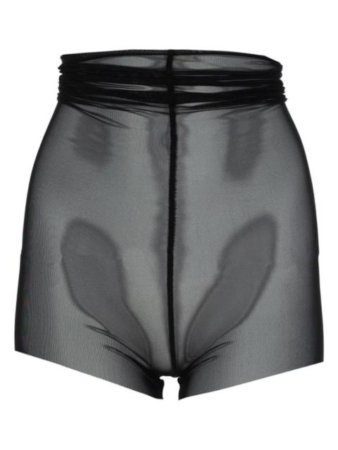 Rick Owens Rick Owens Women Semi-Transparent High-Waisted Shorts