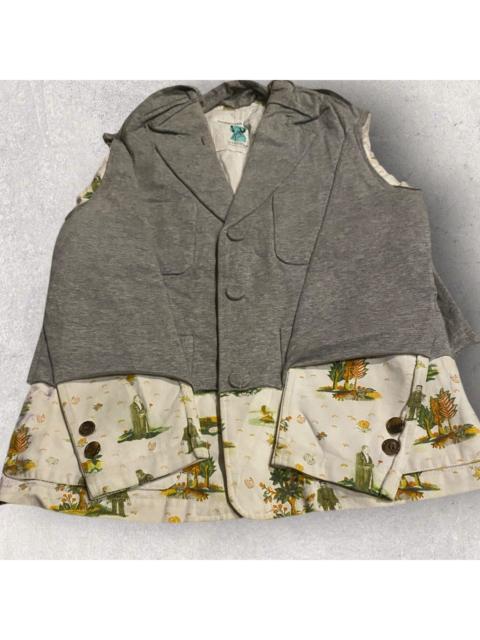 UNDERCOVER Vintage SS02 The Illusion Of Haze Sleeveless Blazer