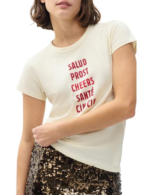 rag & bone rag & bone Cheers Cotton Graphic T-Shirt in Ivory at Nordstrom