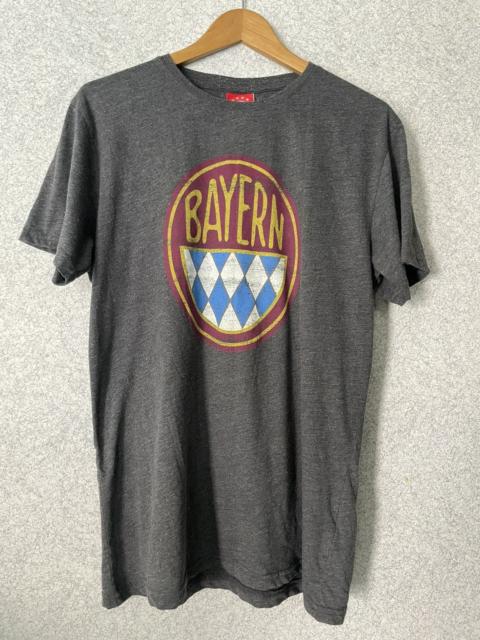 Other Designers Designer - BAYERN RETRO LOGO CASUAL T-SHIRT GREY