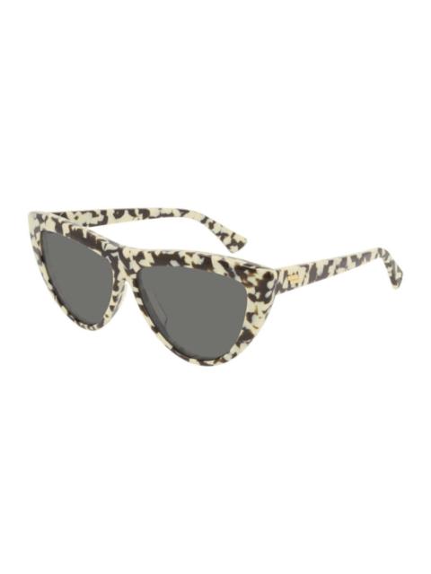 Bottega Veneta Bottega Veneta Ladies Black Cat Eye Sunglasses BV1018S 006