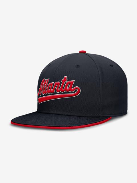 Nike Atlanta Braves True Men's Nike Dri-FIT MLB Fitted Hat