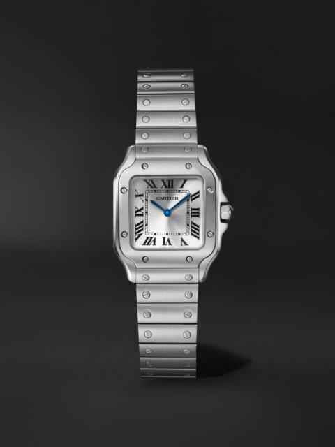 Cartier Santos de Cartier Small 34.5mm Stainless Steel Interchangeable and Leather Watch, Ref. No. CRWSSA008